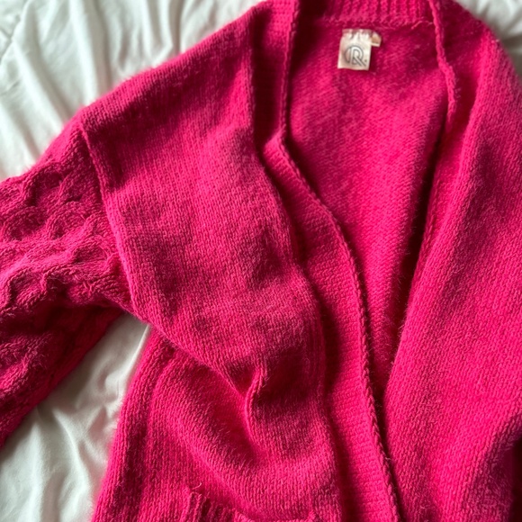 Pink Long Cardigan - Picture 1 of 5